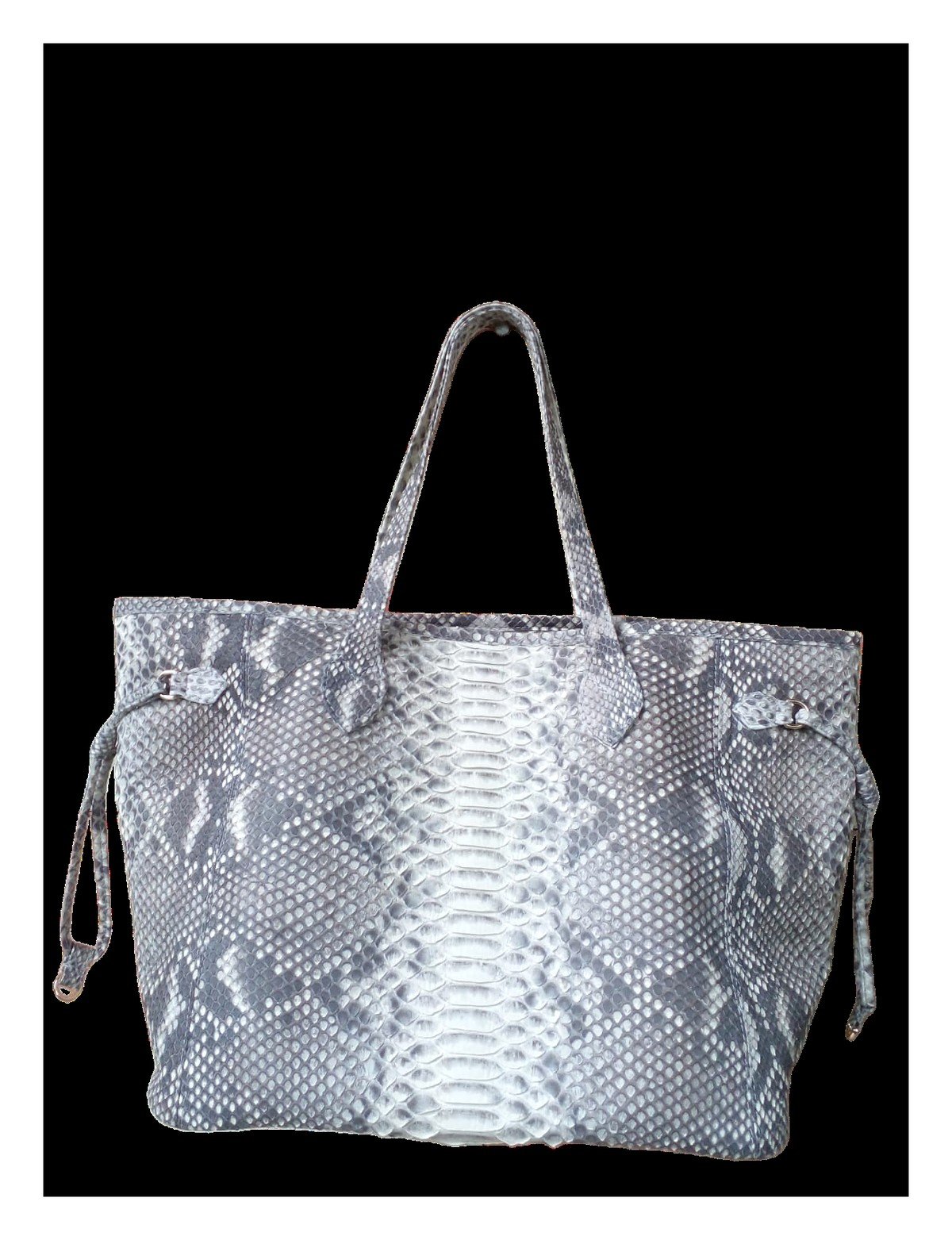 The Batavia Tote — Natural python python leather totes