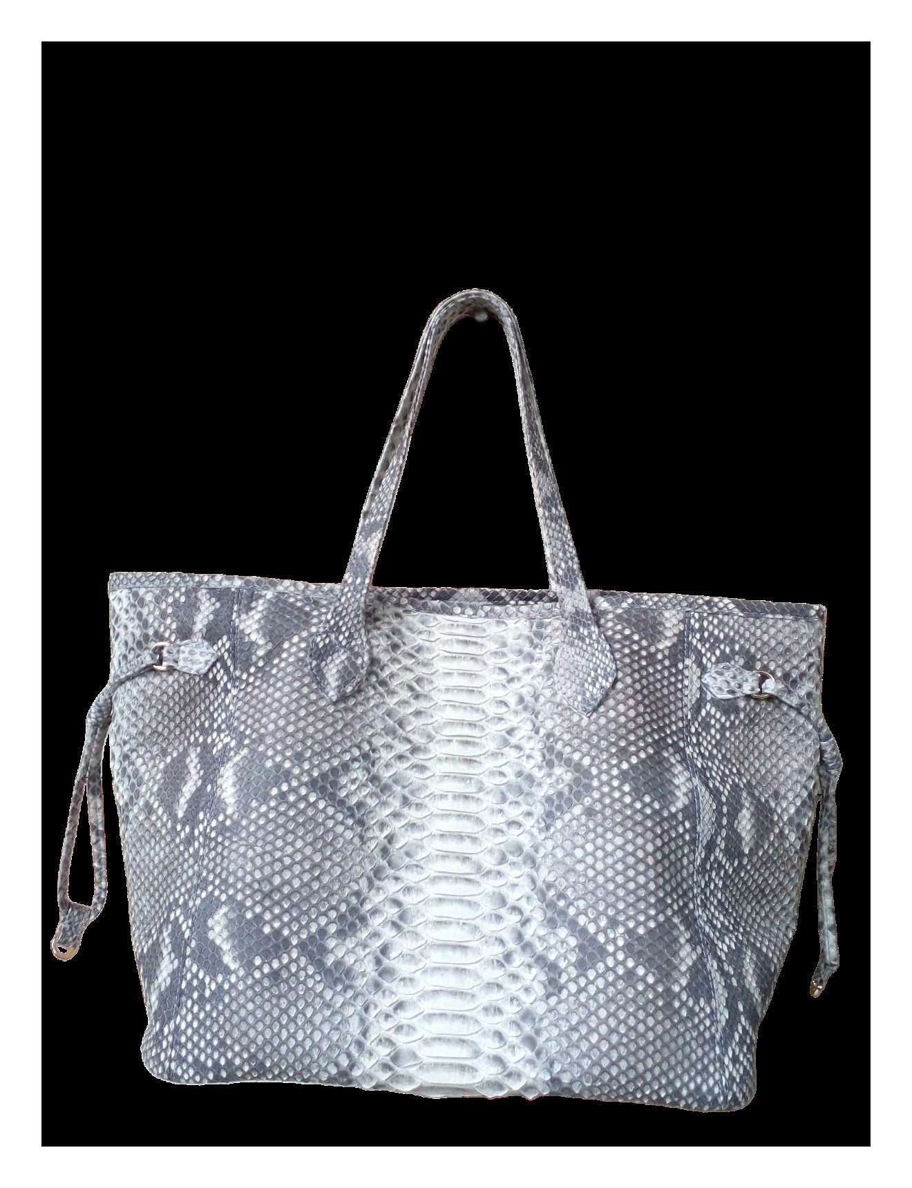 The Batavia Tote — Natural python python leather totes