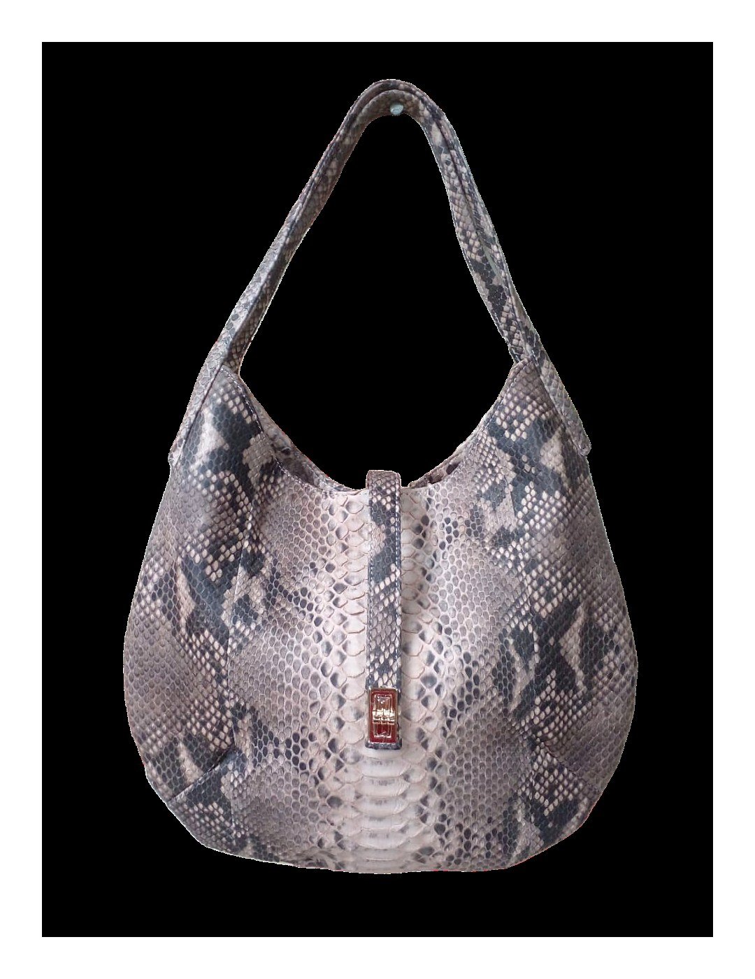 The Batavia Tote — Stone — Stone python python leather totes