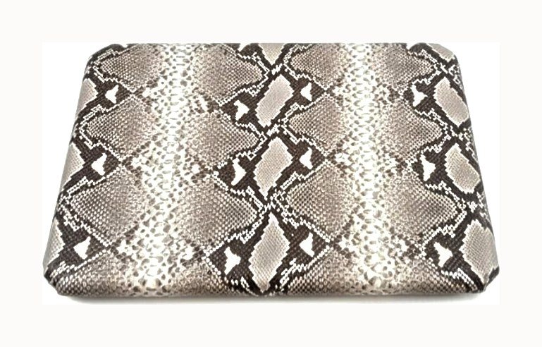 The Card Pouch — Natural python python leather clutches
