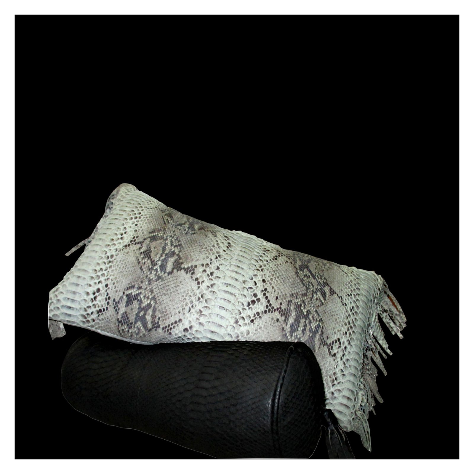 The Evening Clutch — Natural python python leather clutches