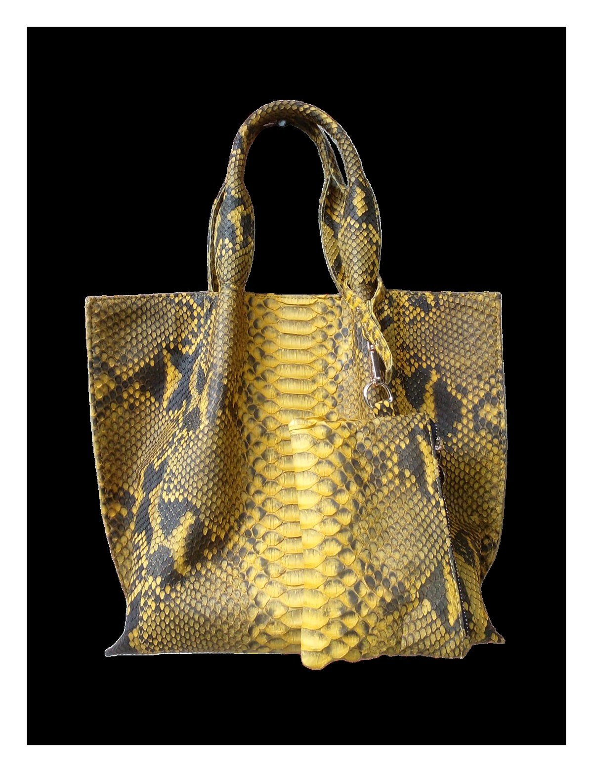 The Saffron Tote — Saffron python python leather totes